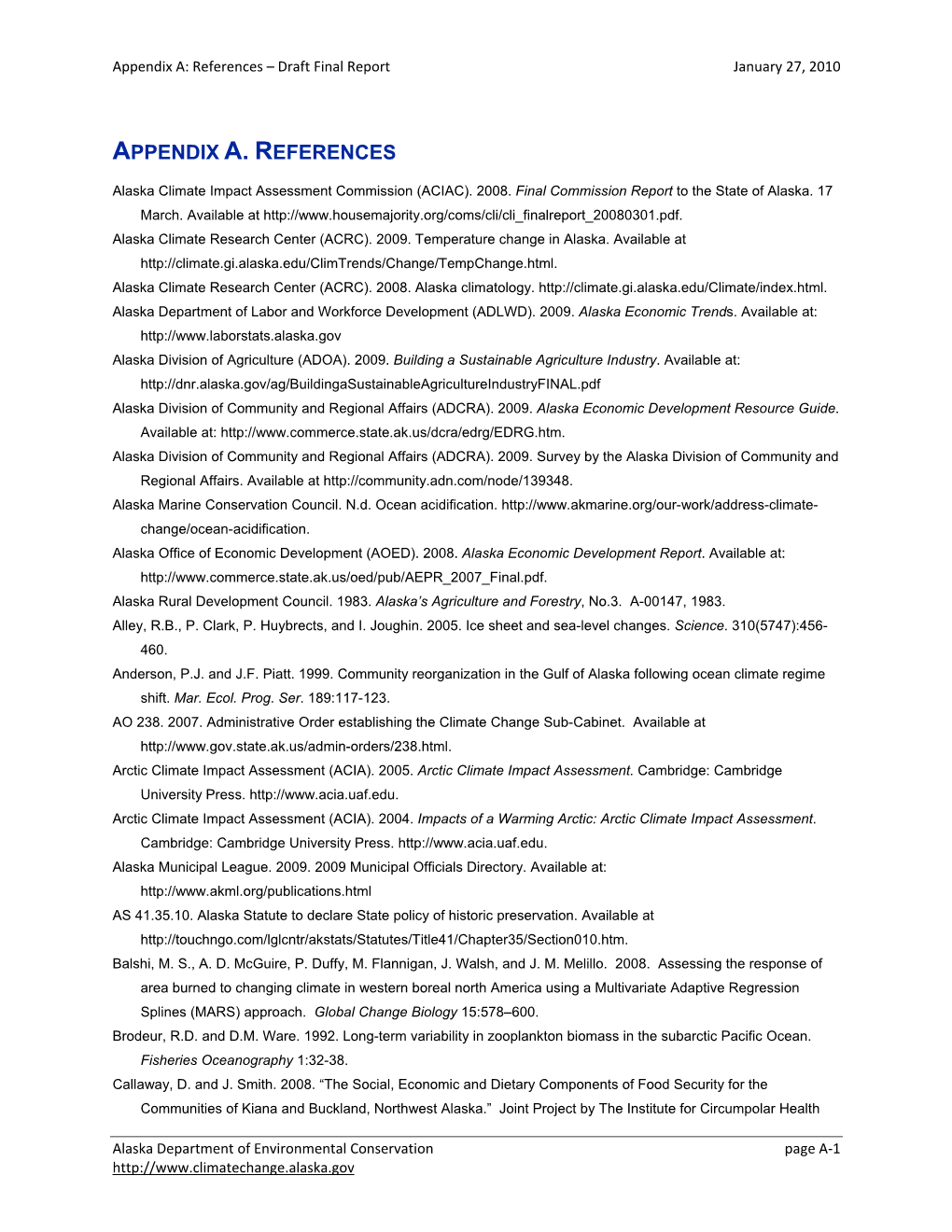 Alaska DEC. 2010. Addressing CC Impacts Part 2.Pdf