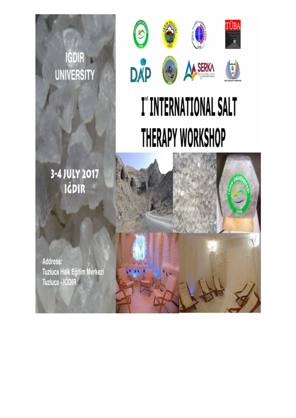 The FIRST INTERNATIONAL SALT THERAPY WORKSHOP