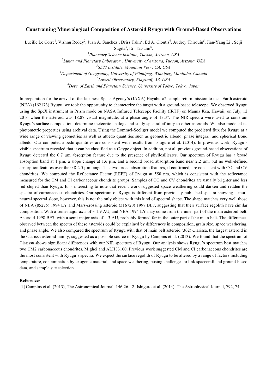 Constraining Mineralogical Composition of Asteroid Ryugu with Ground-Based Observations