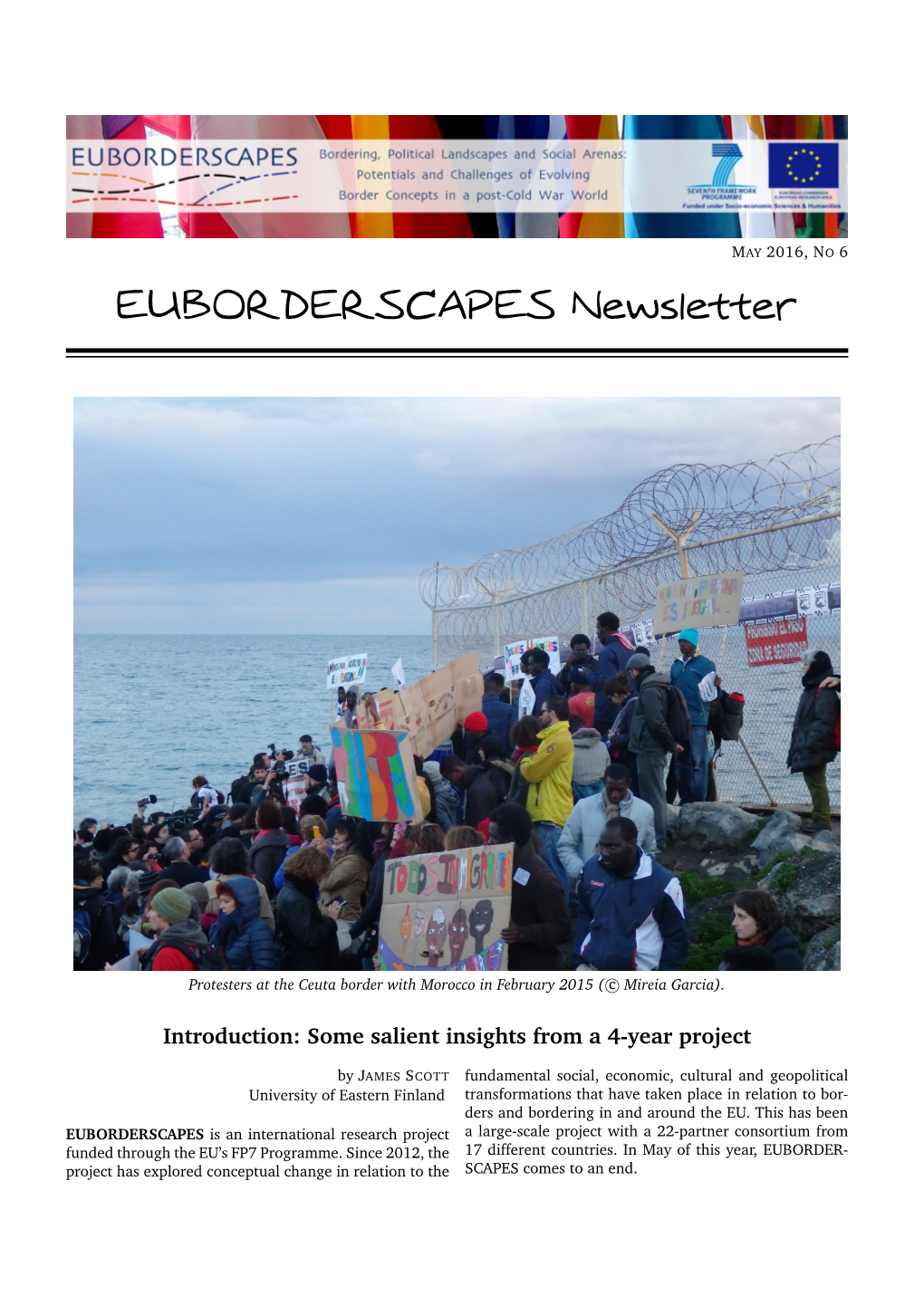 EUBORDERSCAPES Newsletter