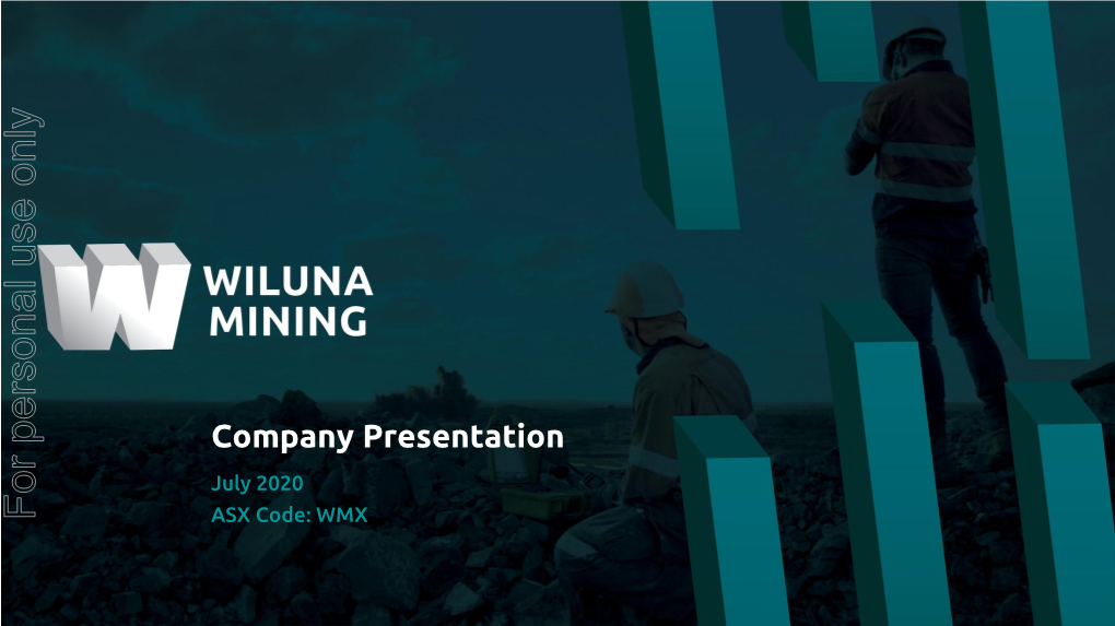 Company Presentation July 2020