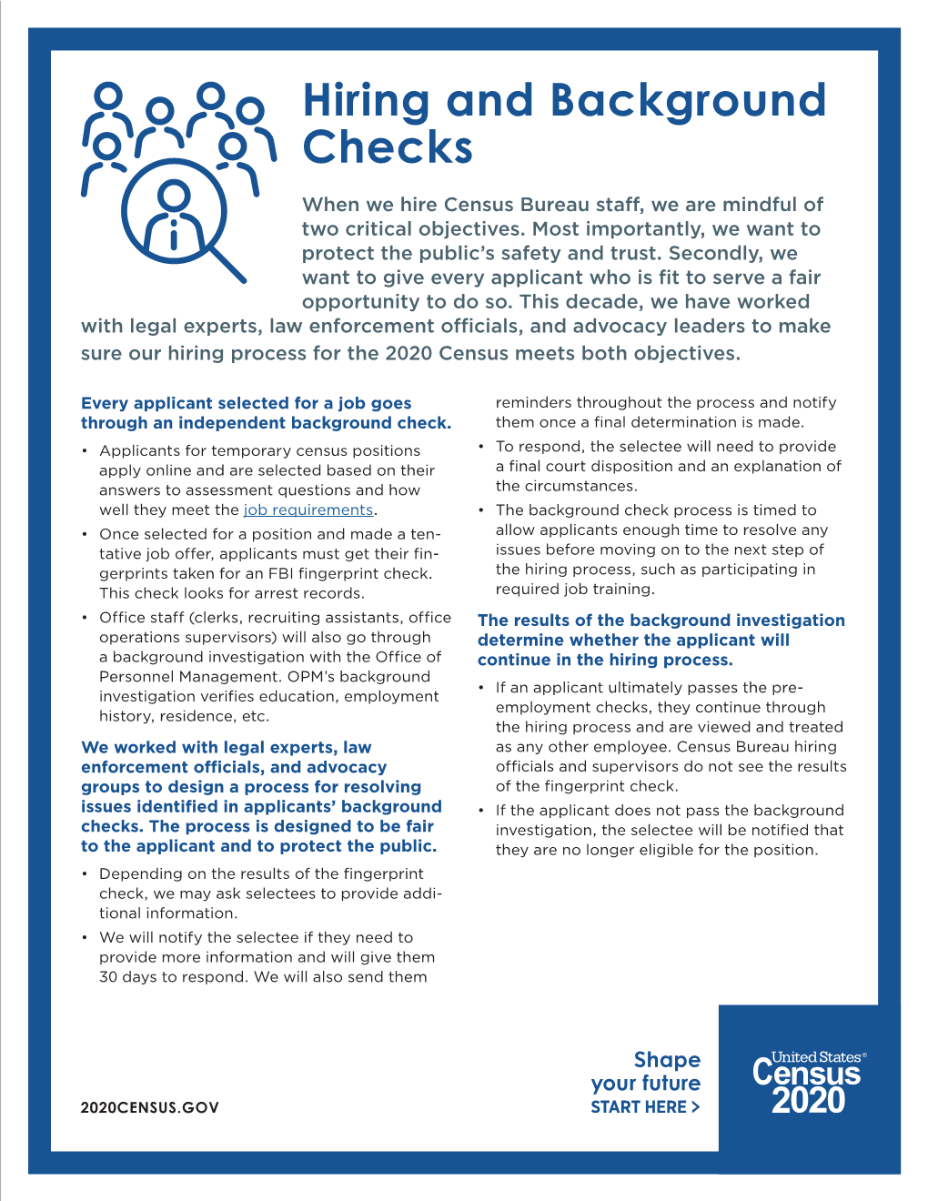 Hiring and Background Checks