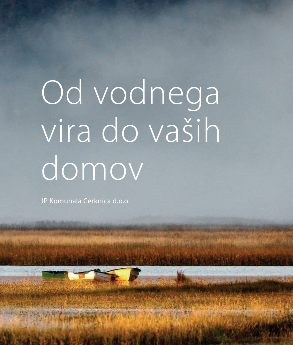 Od Vodnega Vira Do Vaših Domov (.Pdf)