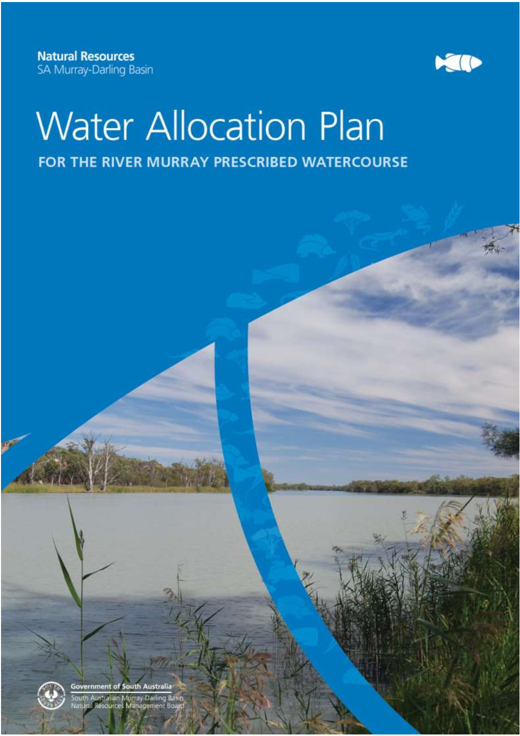 Water Allocation Plan for the RIVER MURRAY PRESCRIBED WATERCOURSE