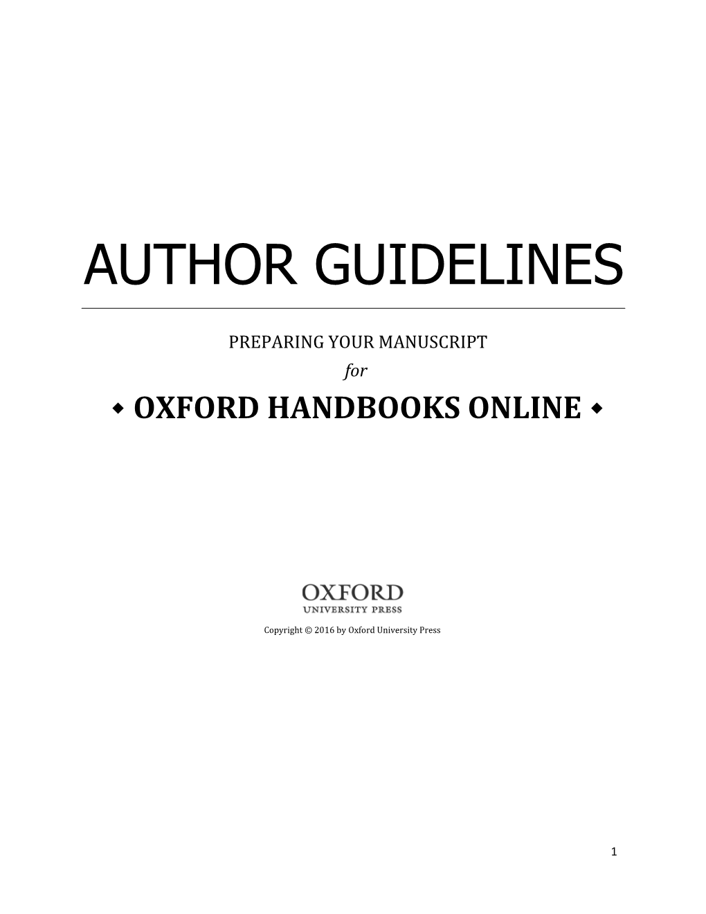 Author Guidelines