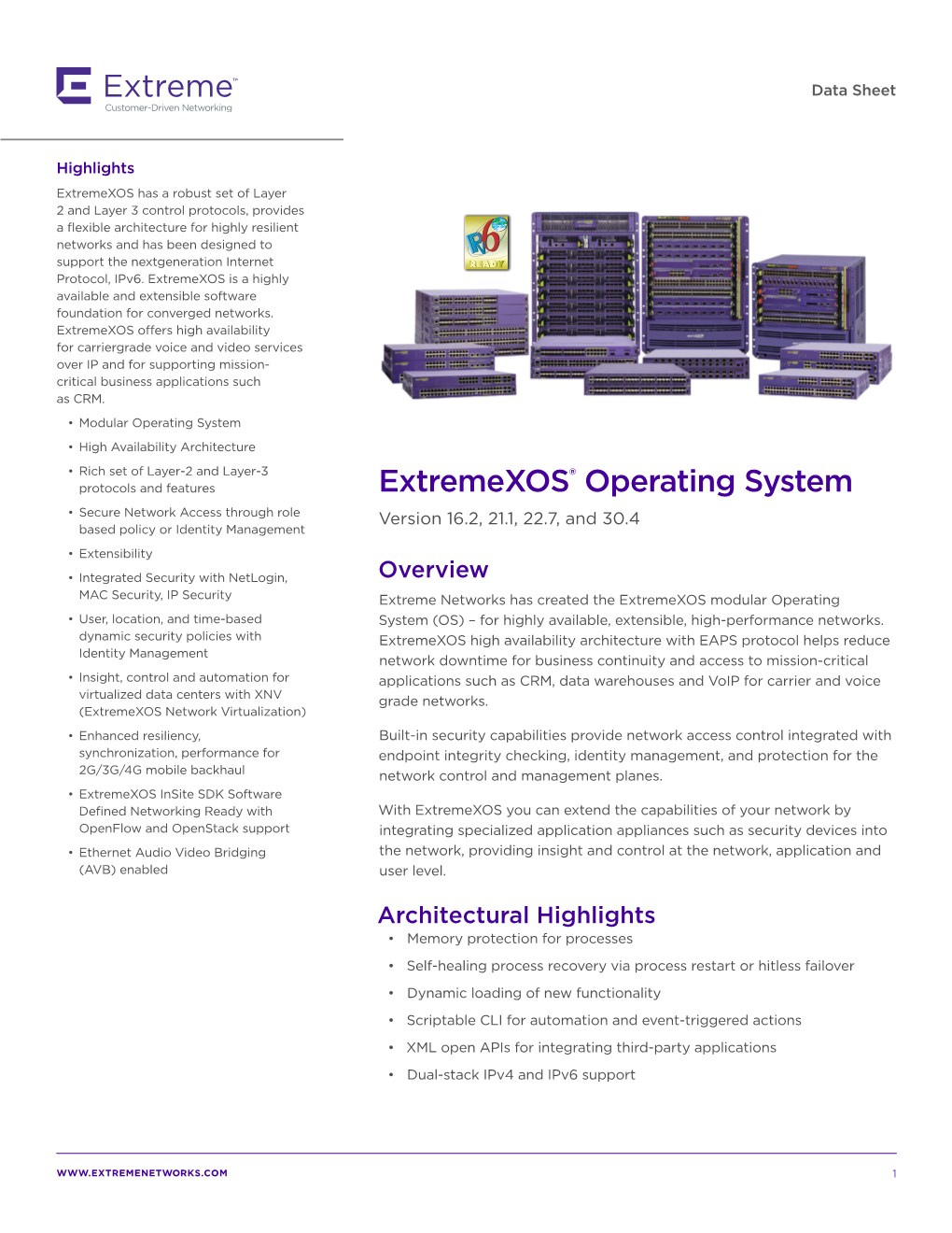 Extremexos® Operating System