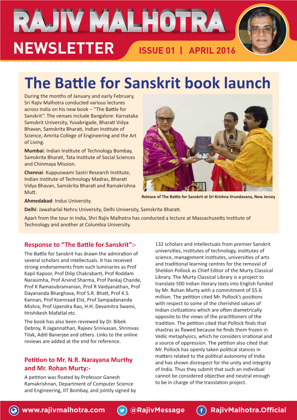 The Battle for Sanskrit Book Launch