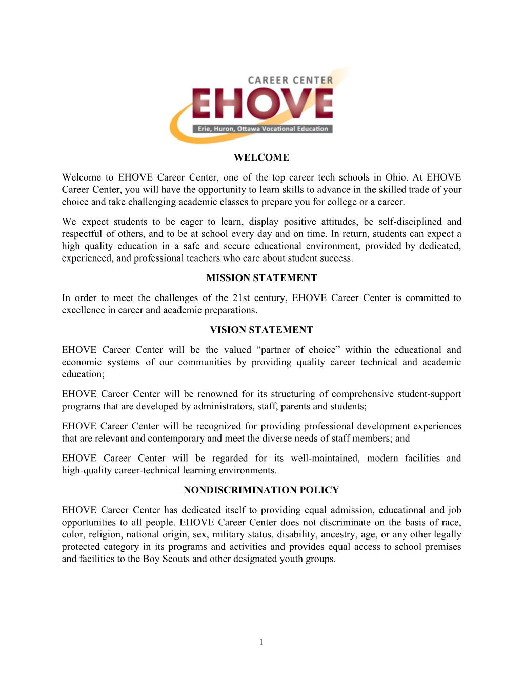 EHOVE Career Center, One of the Top Career Tech Schools in Ohio