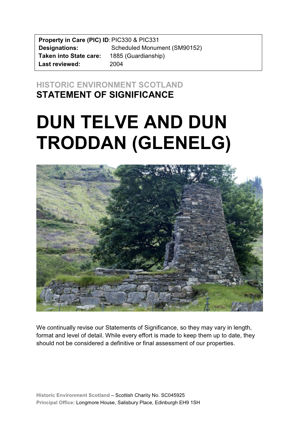 Dun Telve and Dun Troddan (Glenelg)
