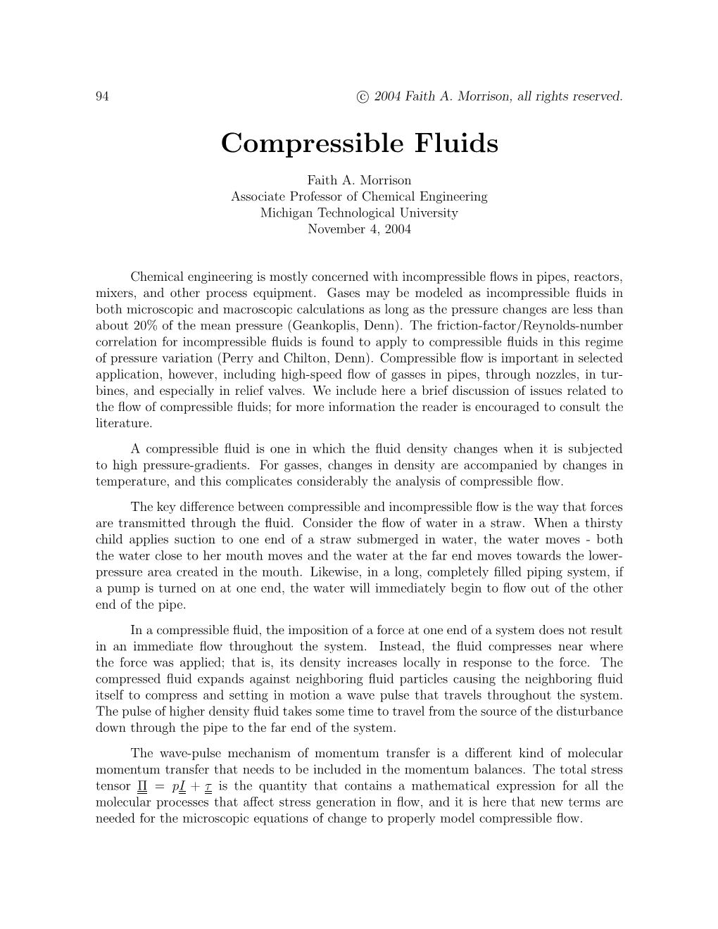 Compressible Flow