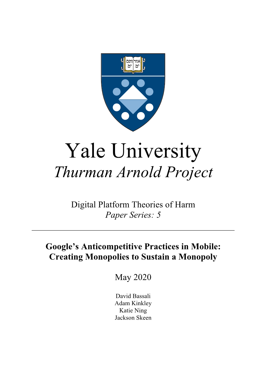 Paper #5: Google Mobile