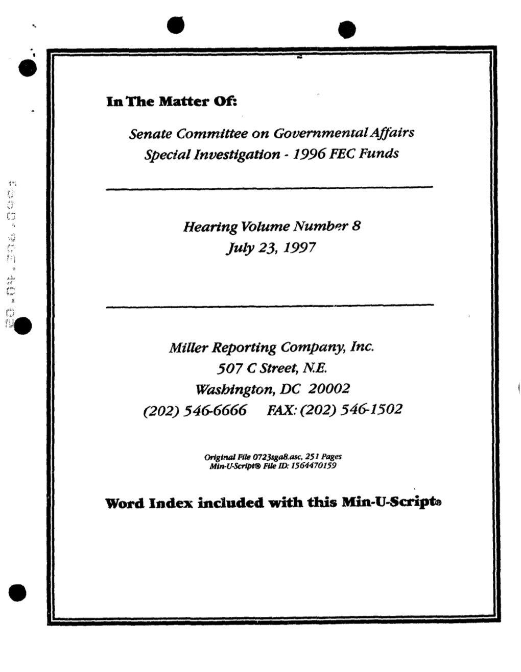 July 23, 6997 Washington, DC 20002 (202) 54GGGGG