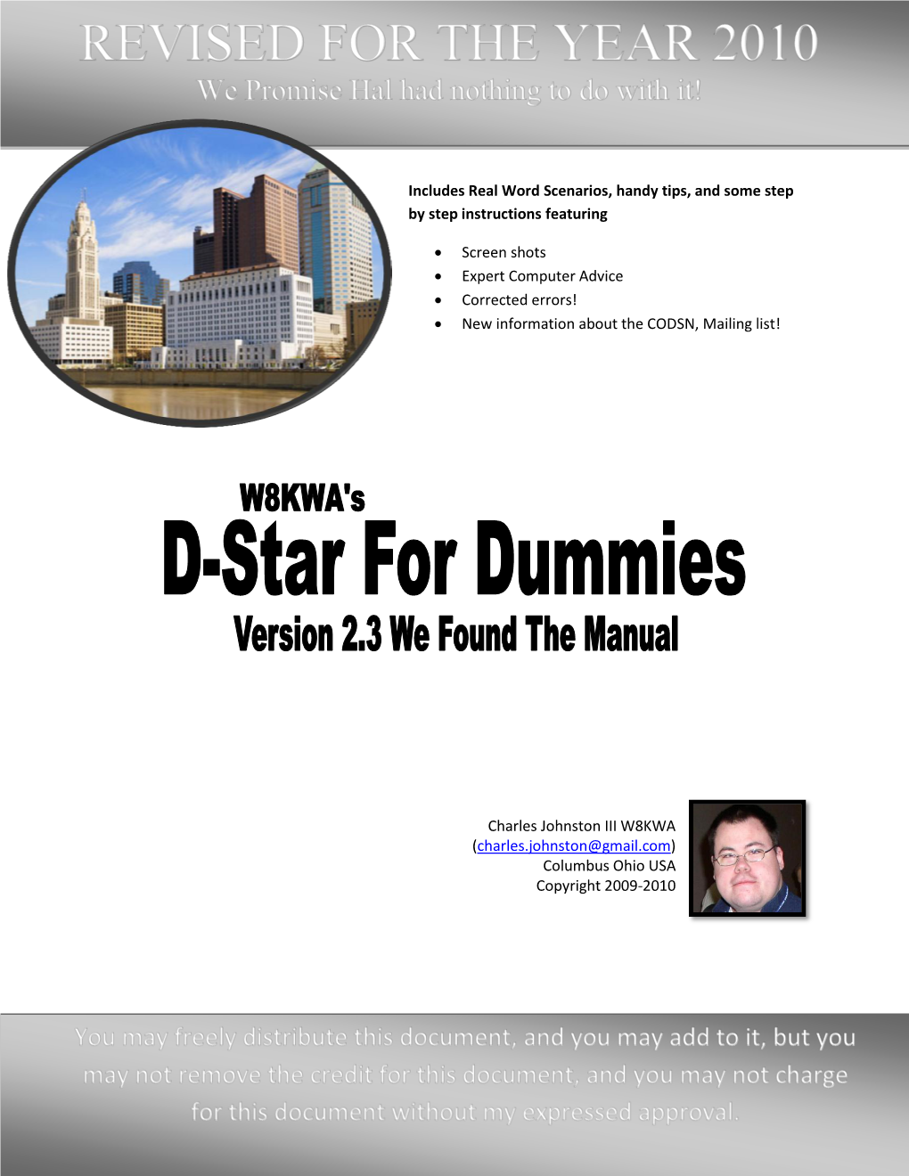 D-Star for Dummies V2.3 August 5, 2010