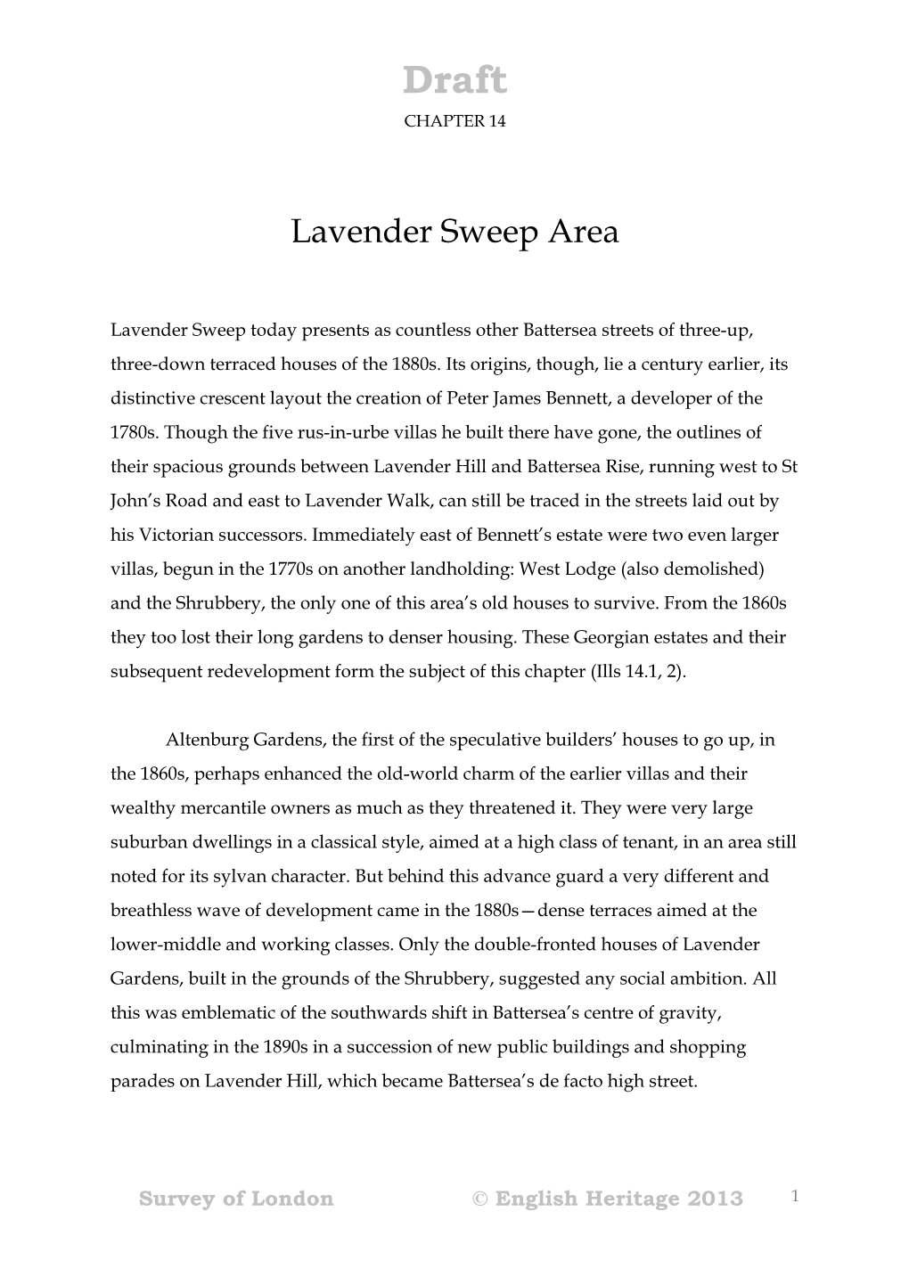 Chapter 14: Lavender Sweep Area