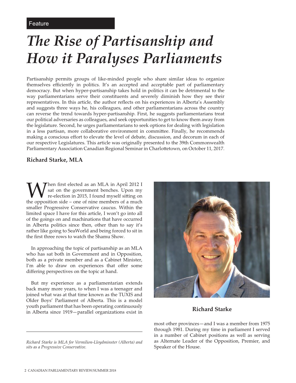 The Rise of Partisanship and How It Paralyses Parliaments