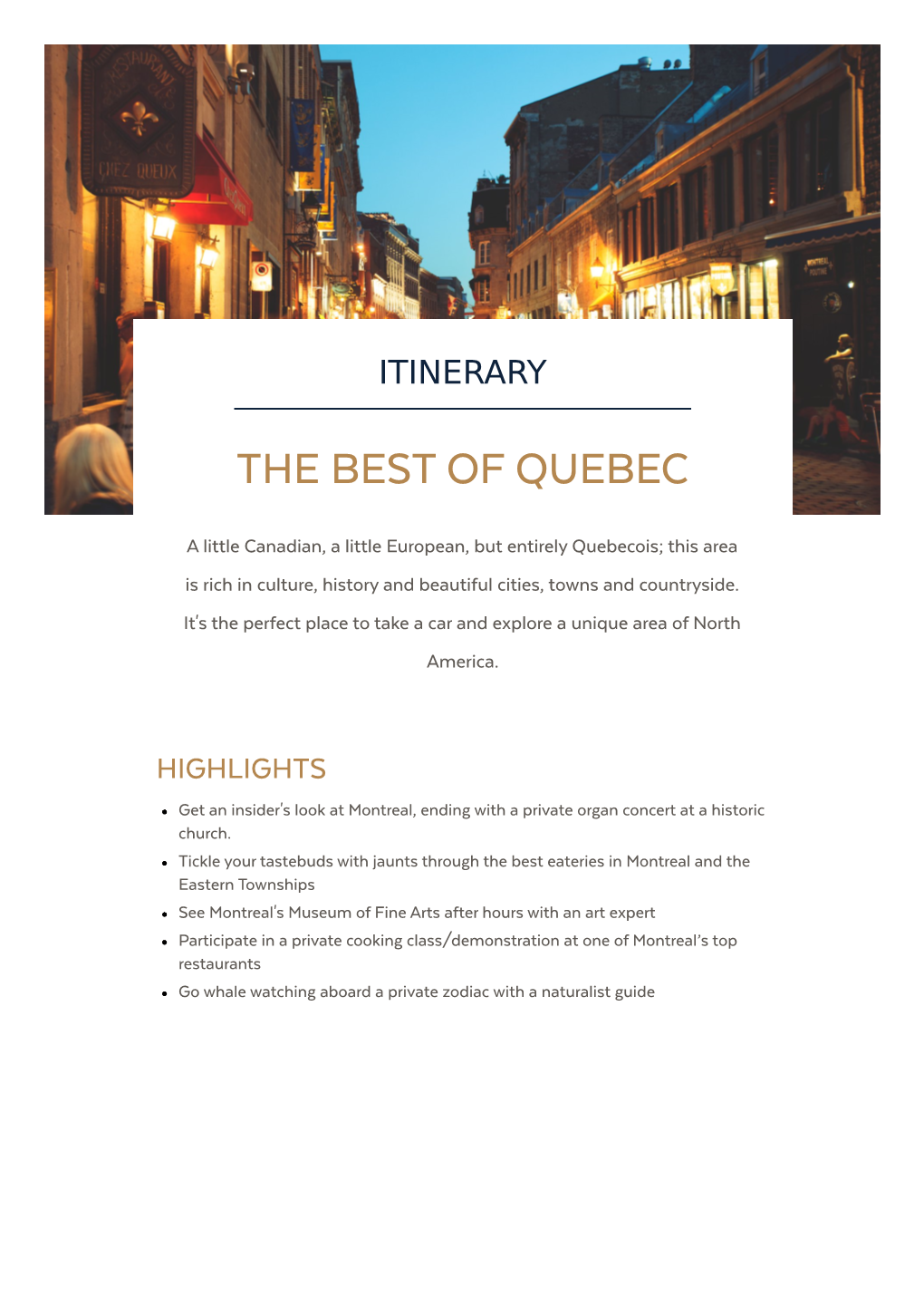 The Best of Quebec