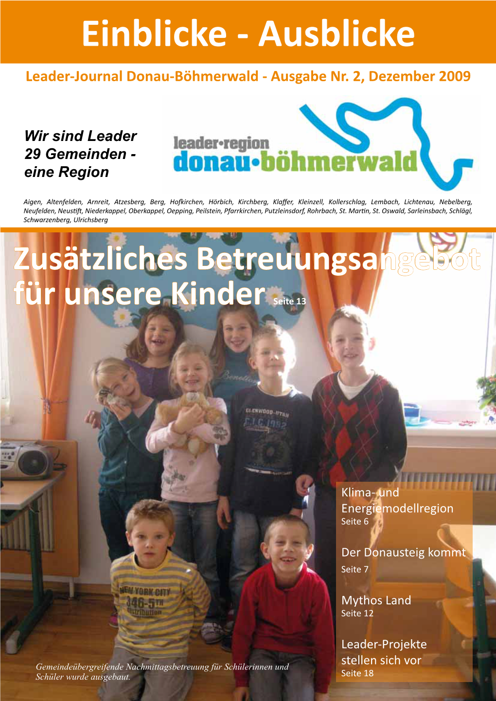 2009 Zusätzliches Kinderbetreuungsangebot Für Unsere Kinder