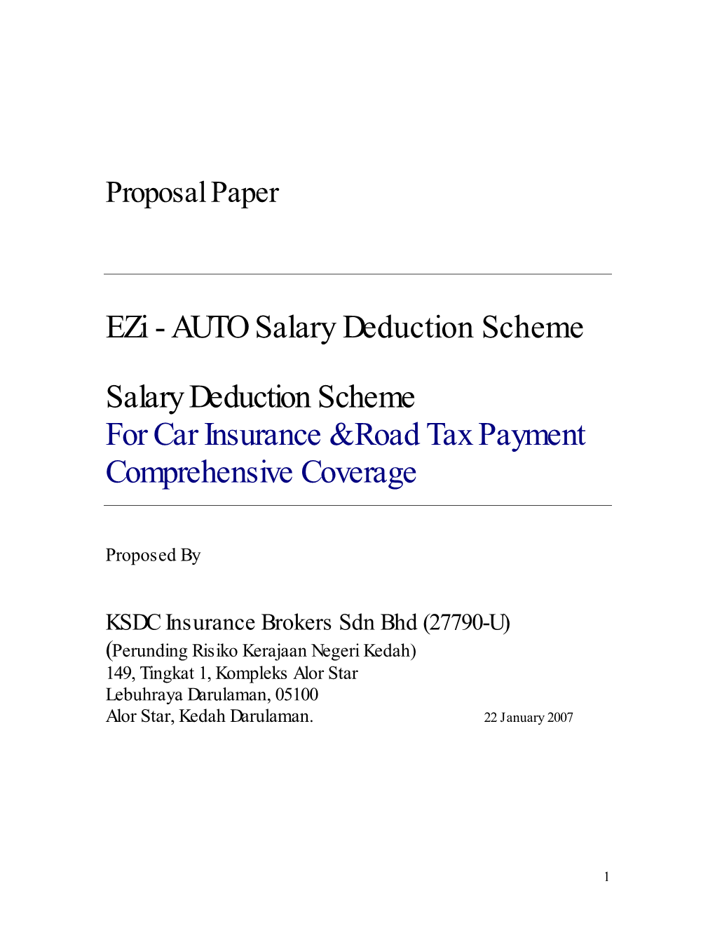 Ezi - AUTO Salary Deduction Scheme