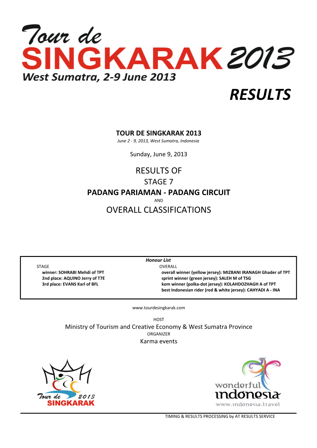 Tds2013 Results Stage