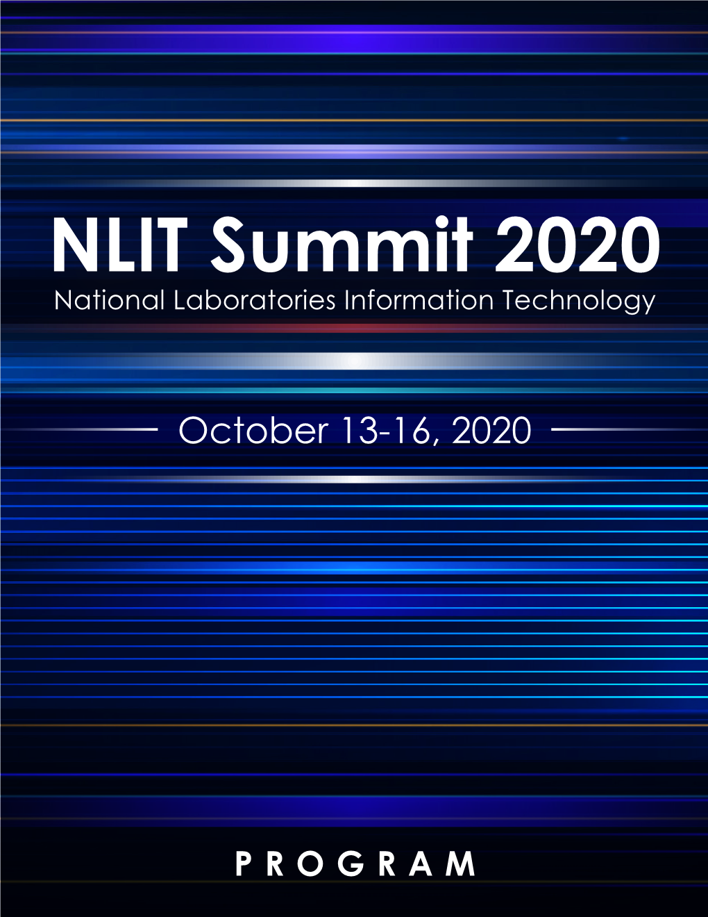 NLIT Summit 2020 National Laboratories Information Technology