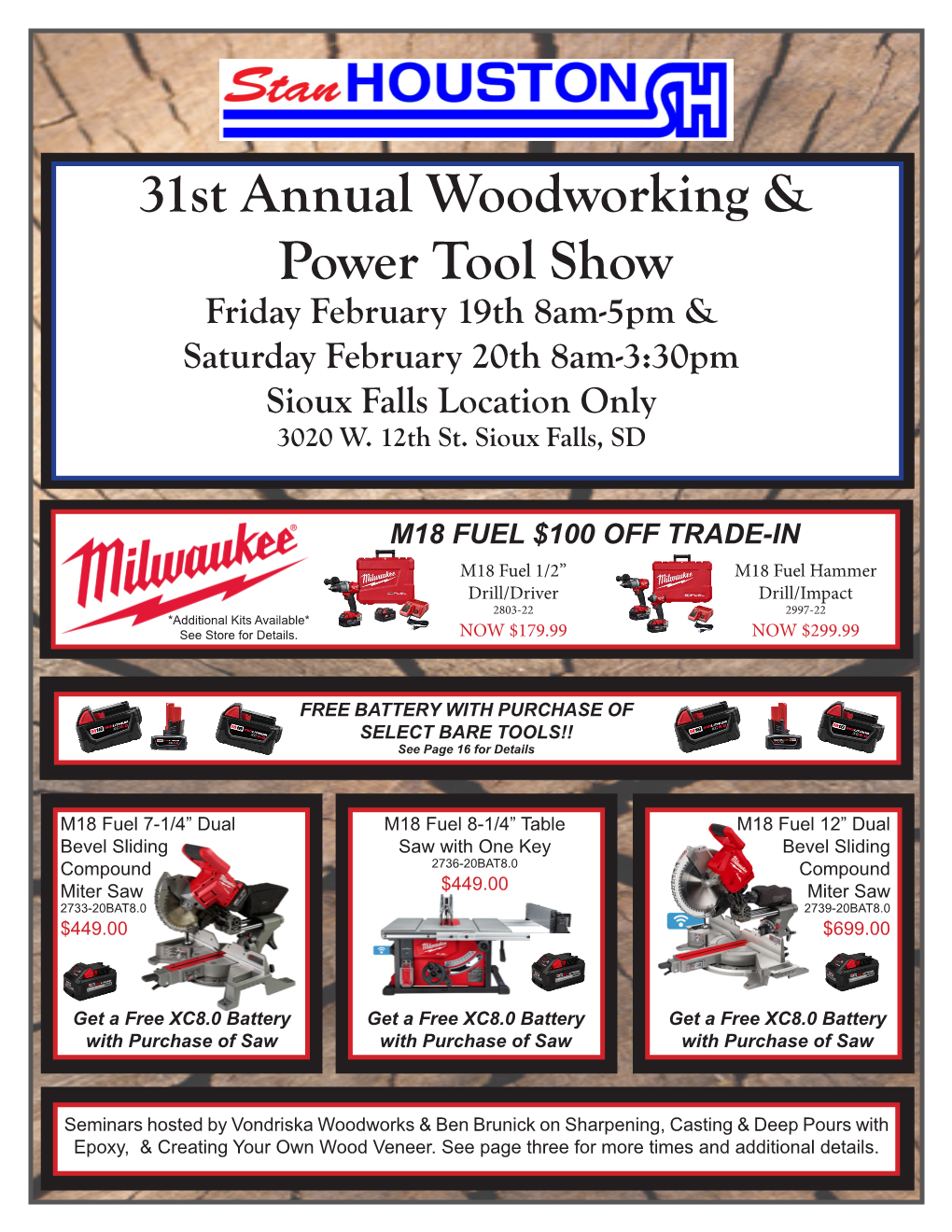 31St Annual Woodworking & Power Tool Show