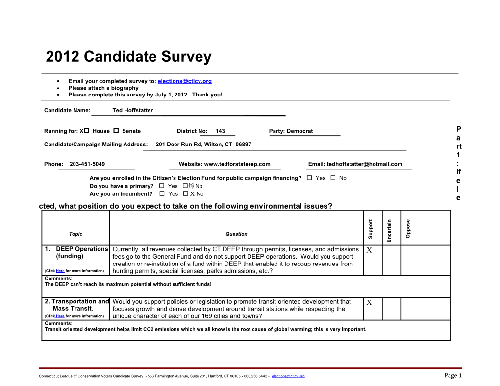 2008 Candidate Survey for Web s2