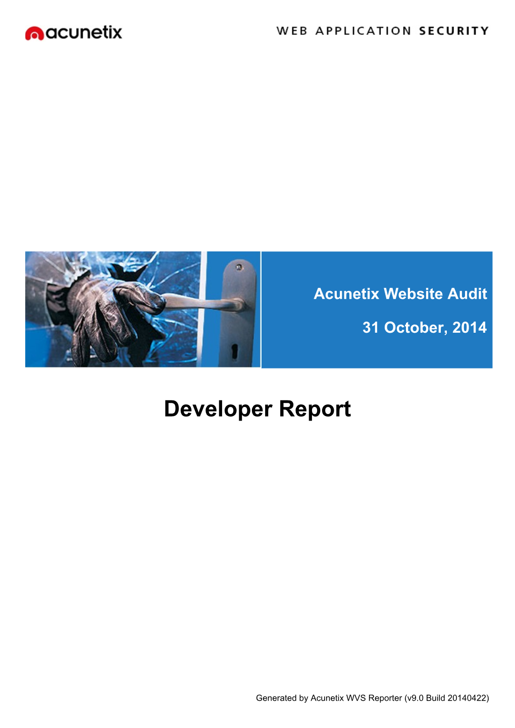Developer Report Testphp Vulnweb Com.Pdf