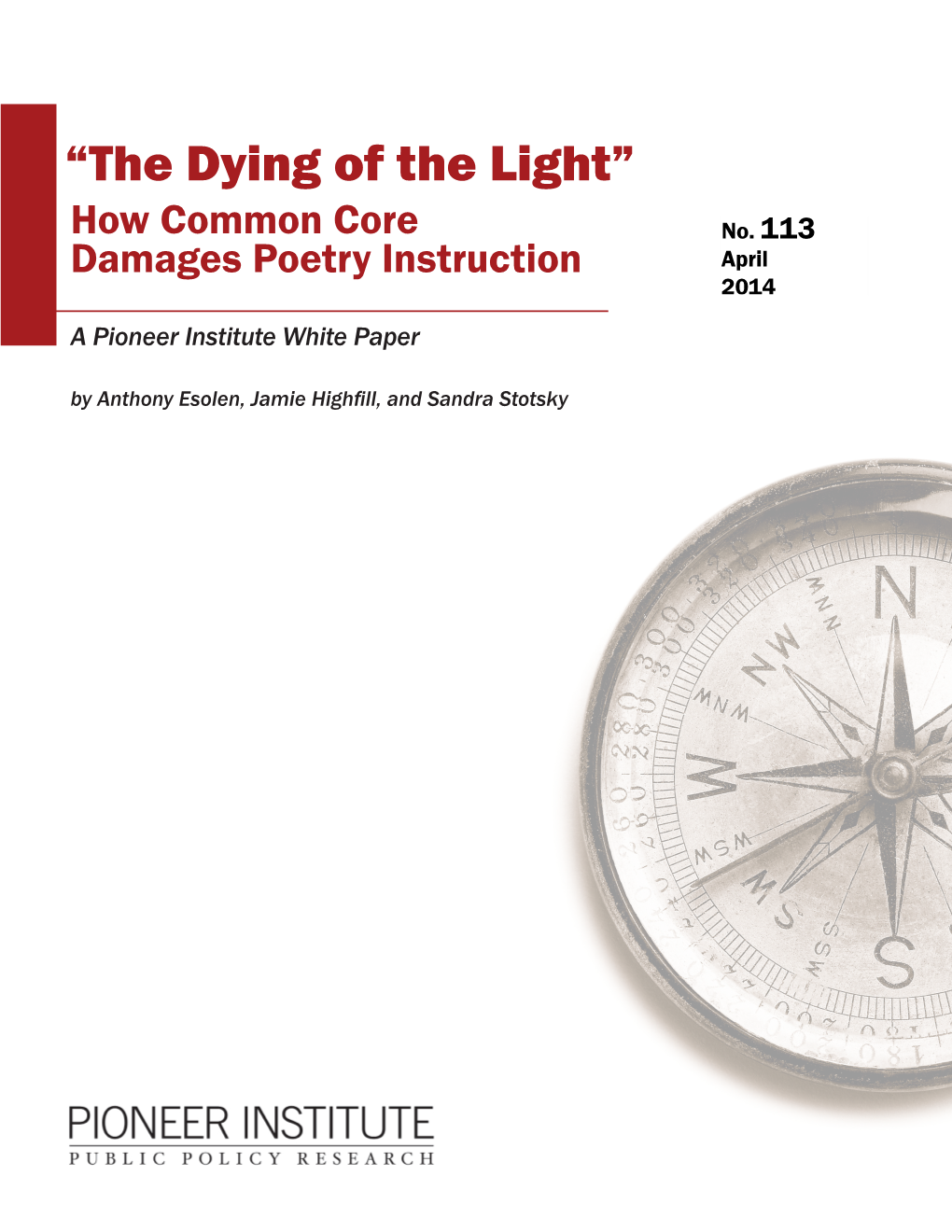 “The Dying of the Light”