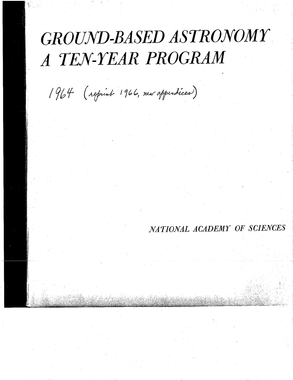 GROUND-BASED Astronomy 13 Theoretù:Ølastrophvsics Is