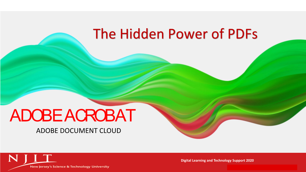 Adobe Acrobat Adobe Document Cloud