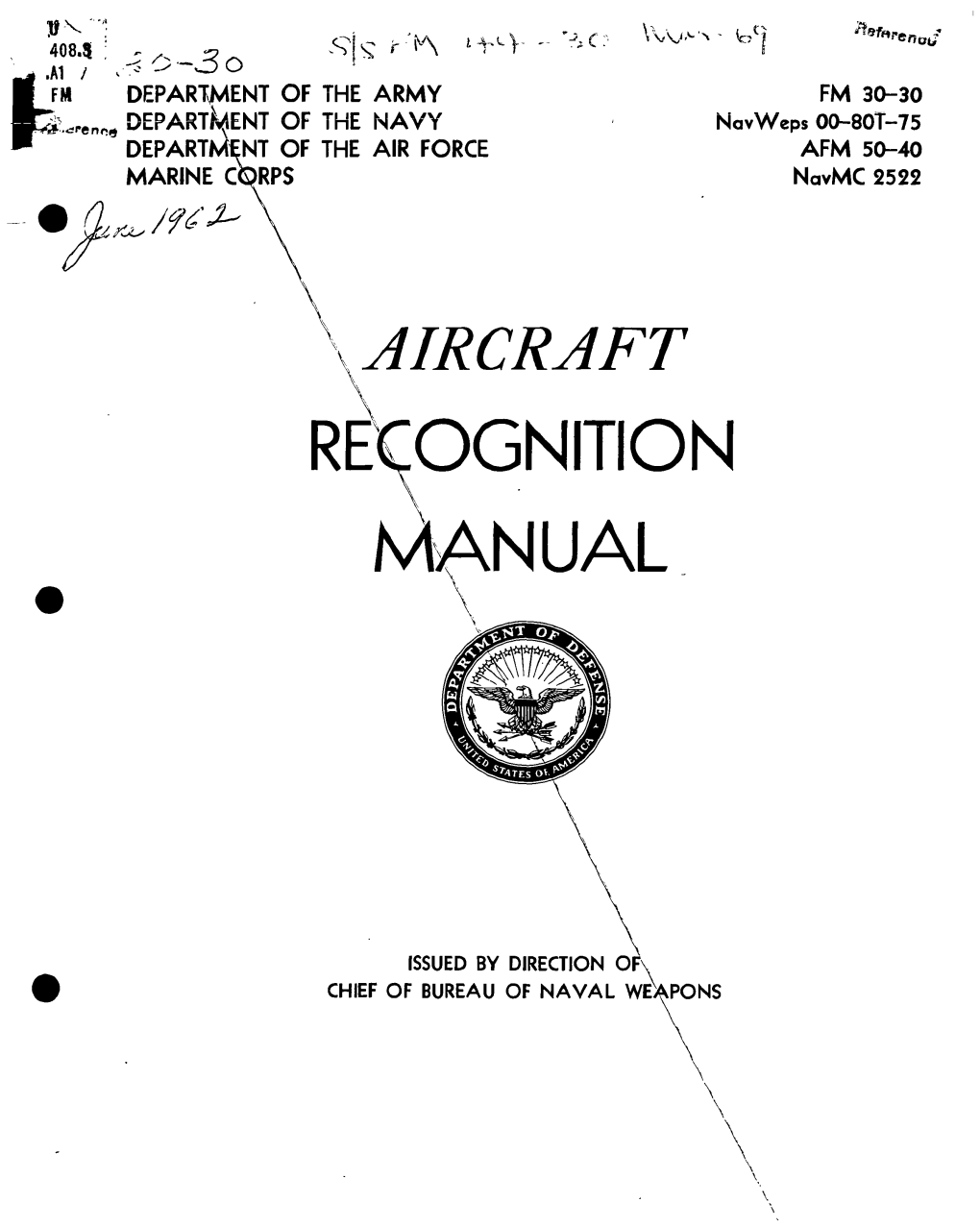 \Aircraft Recognition Manual
