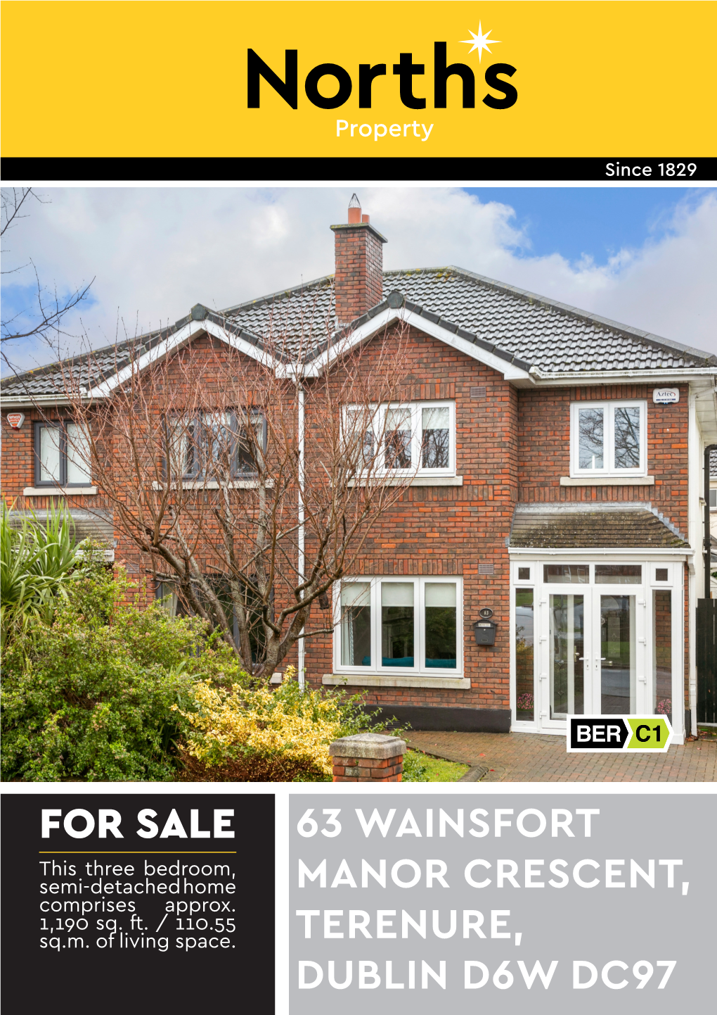 For Sale 63 Wainsfort Manor Crescent, Terenure, Dublin