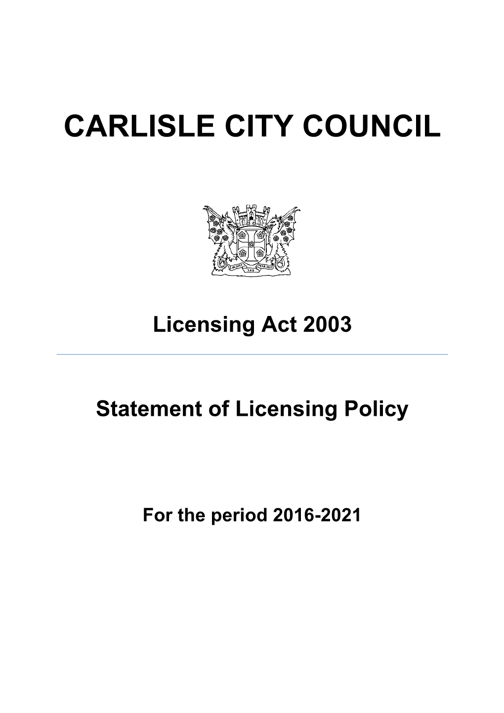 Carlisle City Council