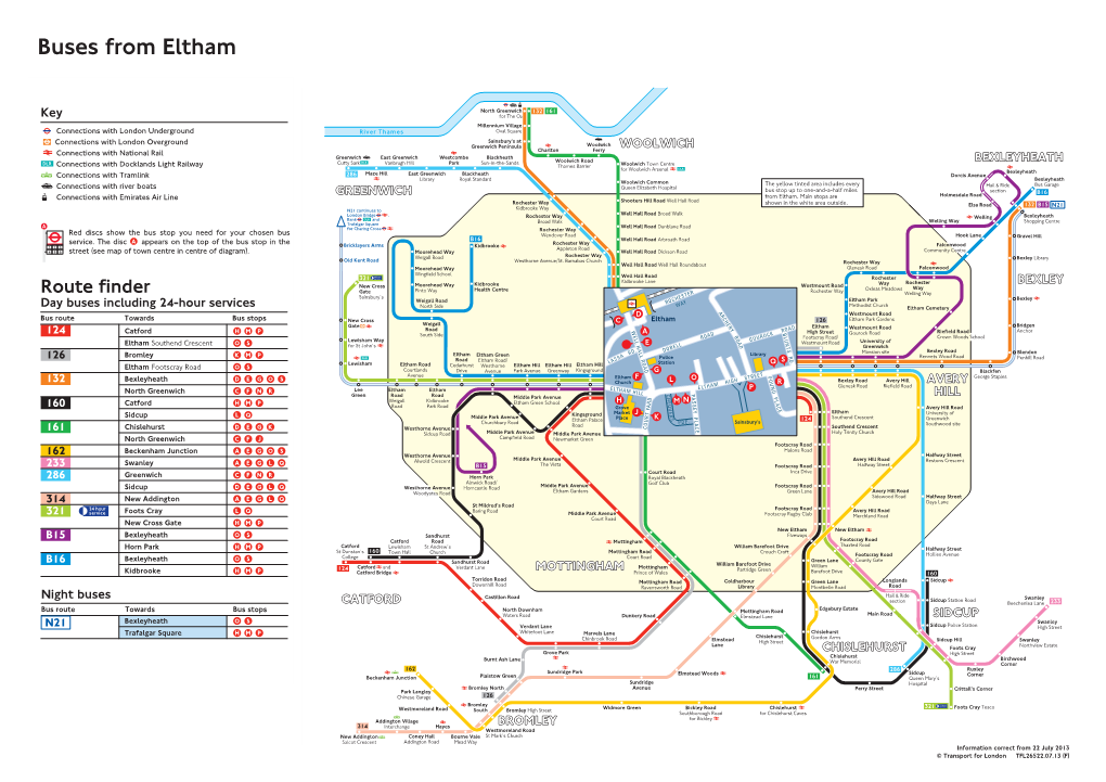 Buses from Eltham