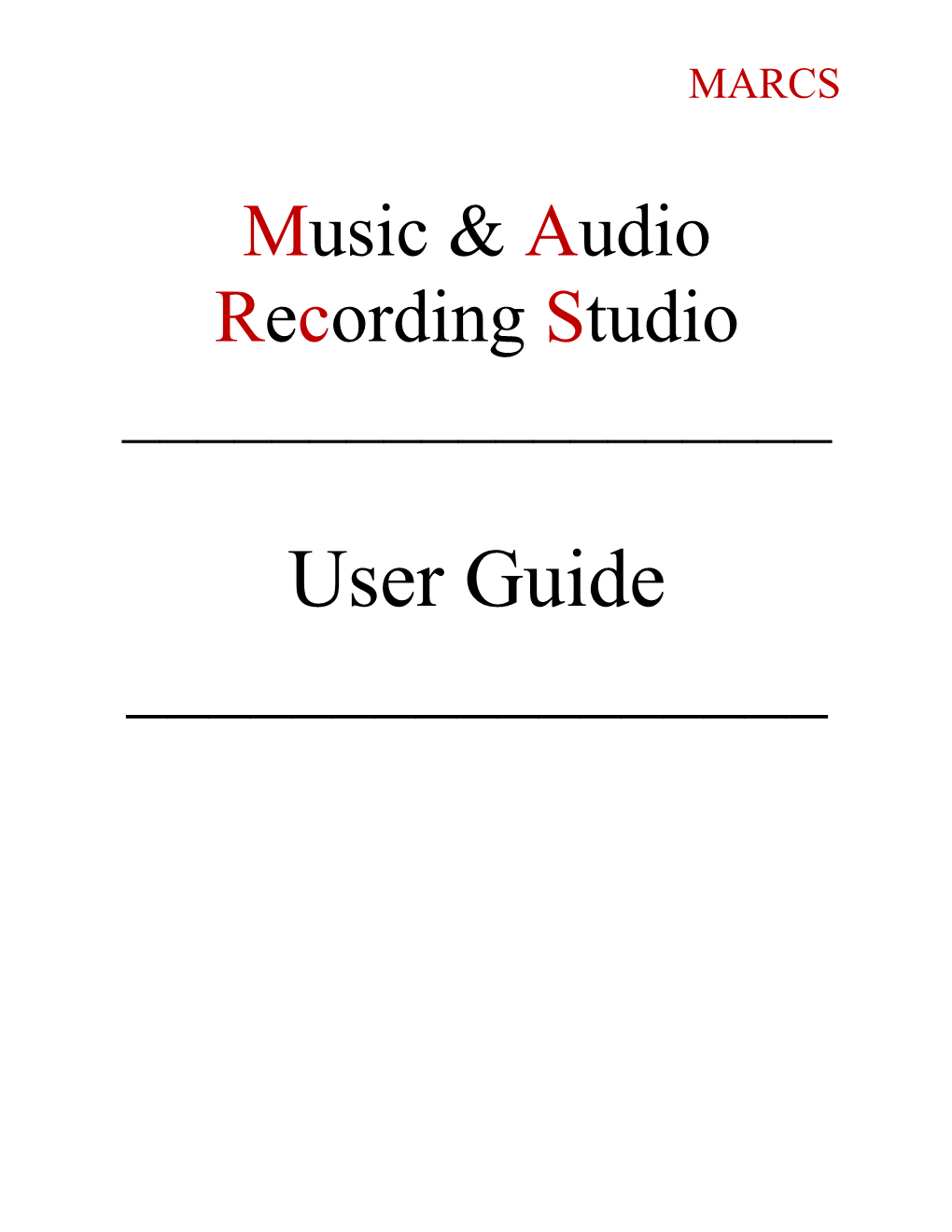 User Guide ______Audio Interface | Discrete 4 Synergy Core