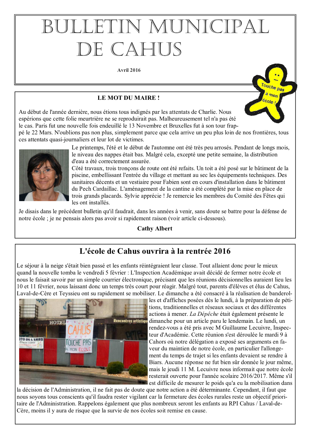 Bulletin Municipal De Cahus
