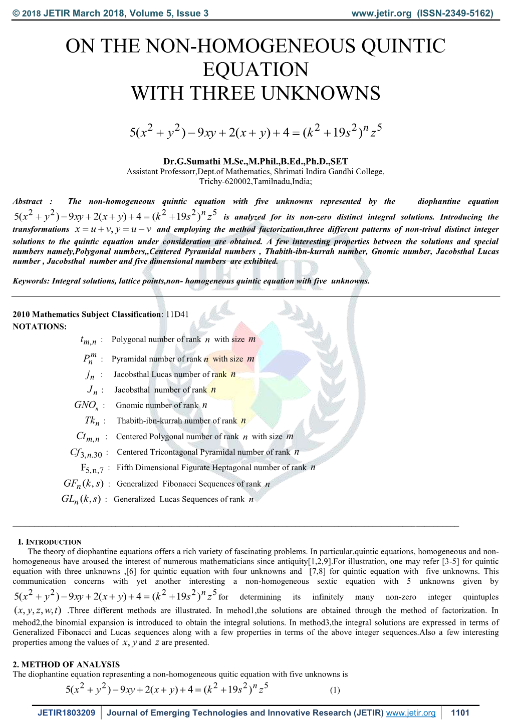 JETIR Research Journal