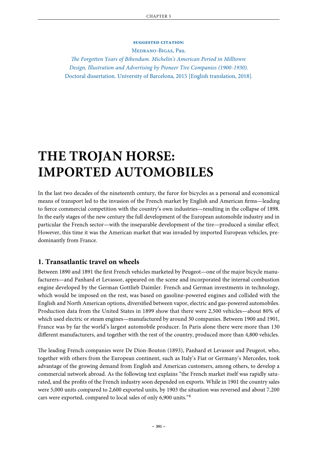 The Trojan Horse: Imported Automobiles