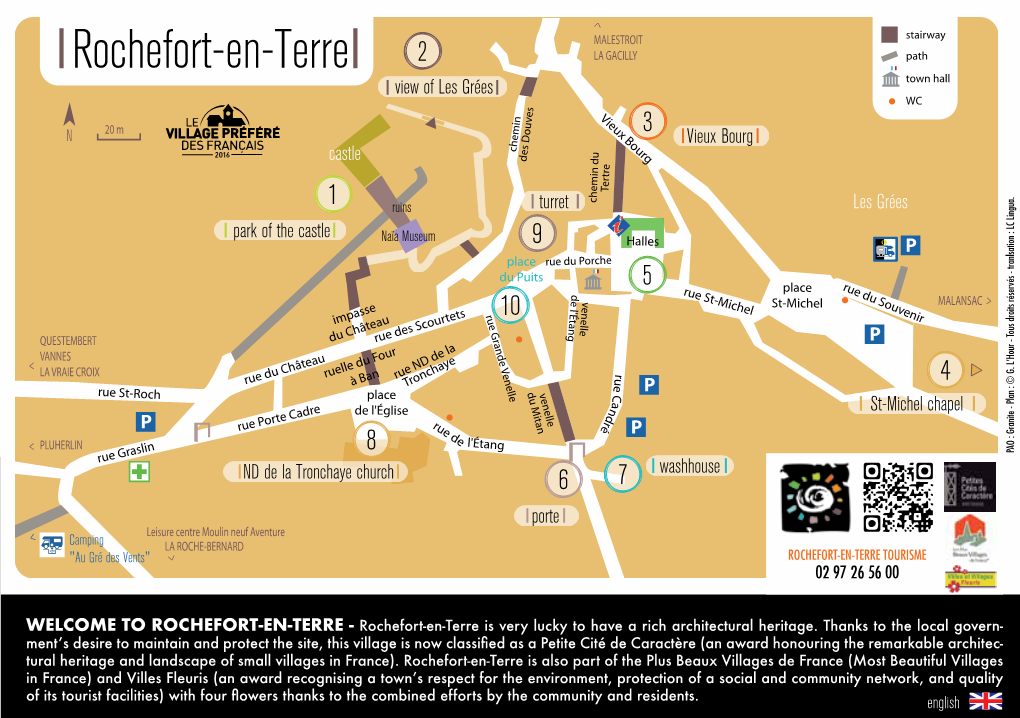 Rochefort-En-Terre Tourisme 02 97 26 56 00