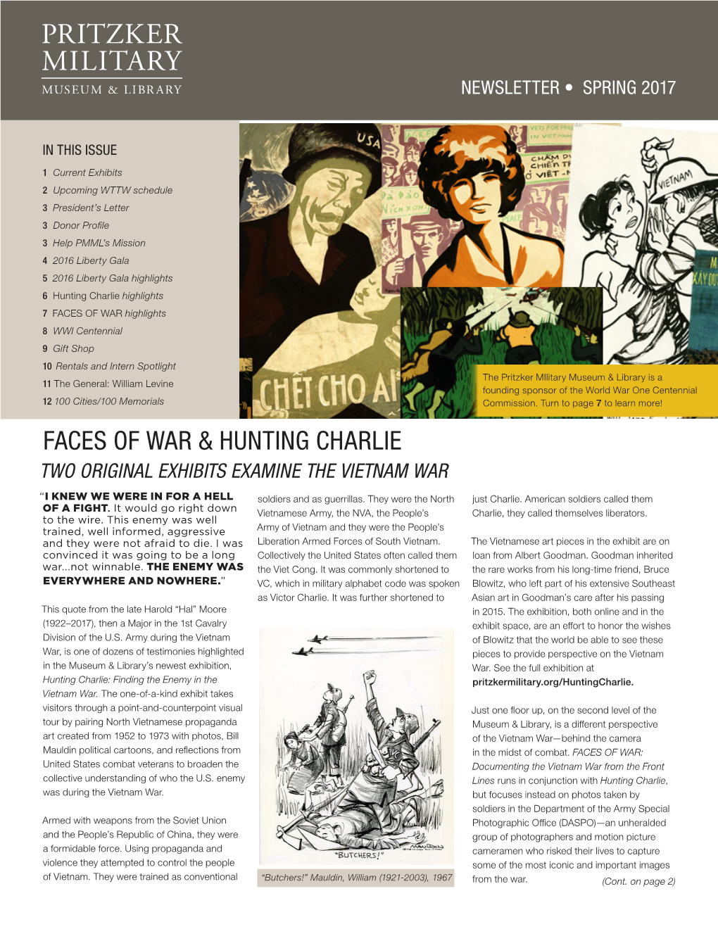 Faces of War & Hunting Charlie