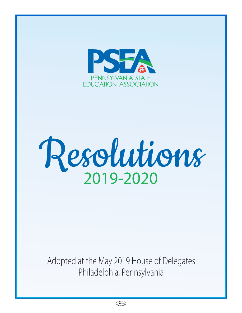 Adopted Resolutions 2019-2020