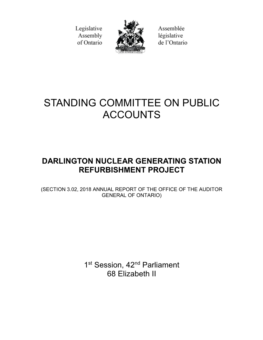 Standing Committee on Public Accounts