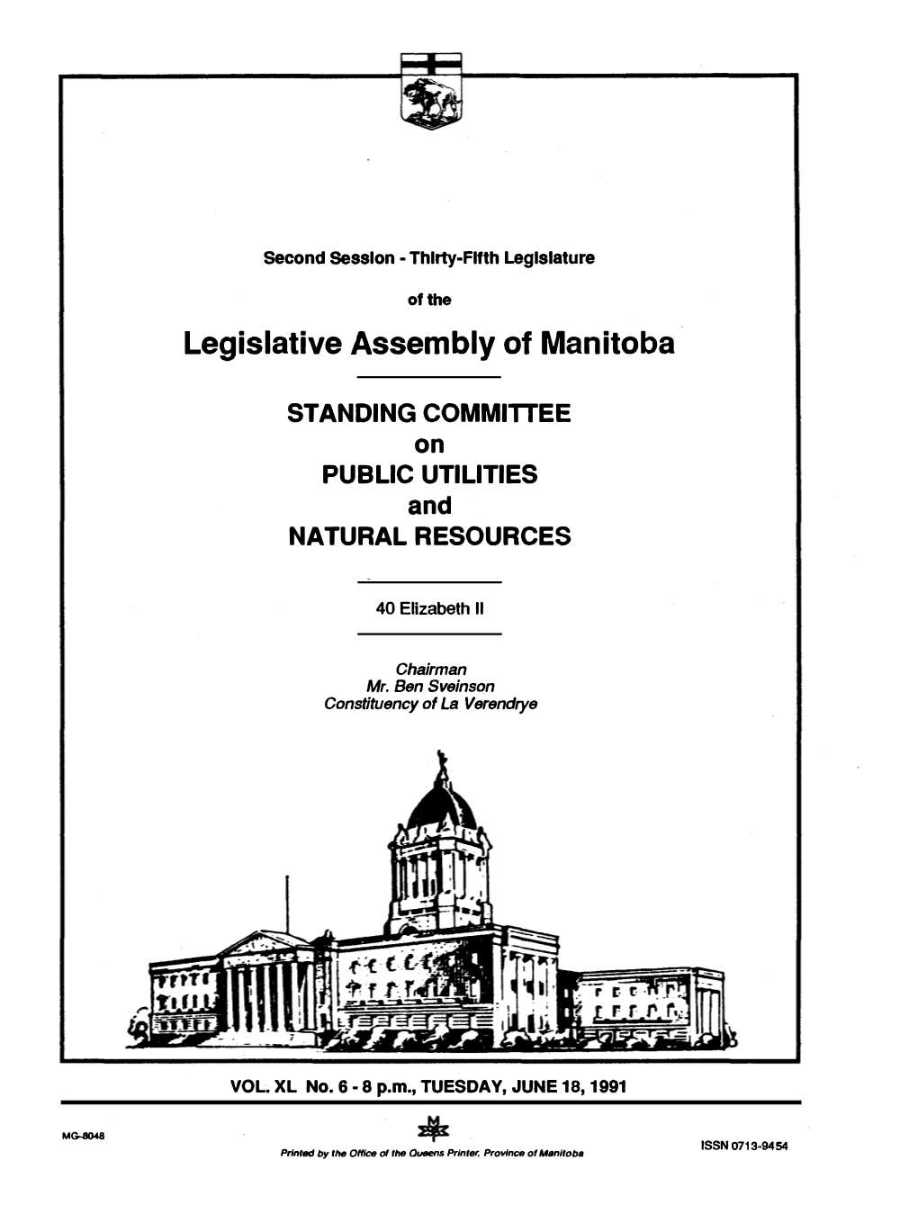 Legislative Assembly of Manitoba