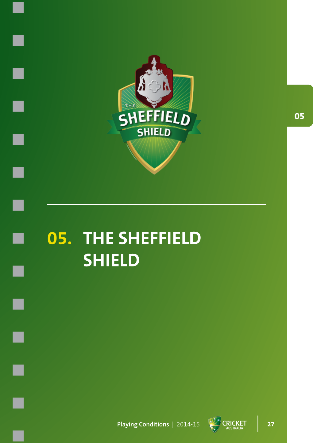 05. T He Sheffield Shield