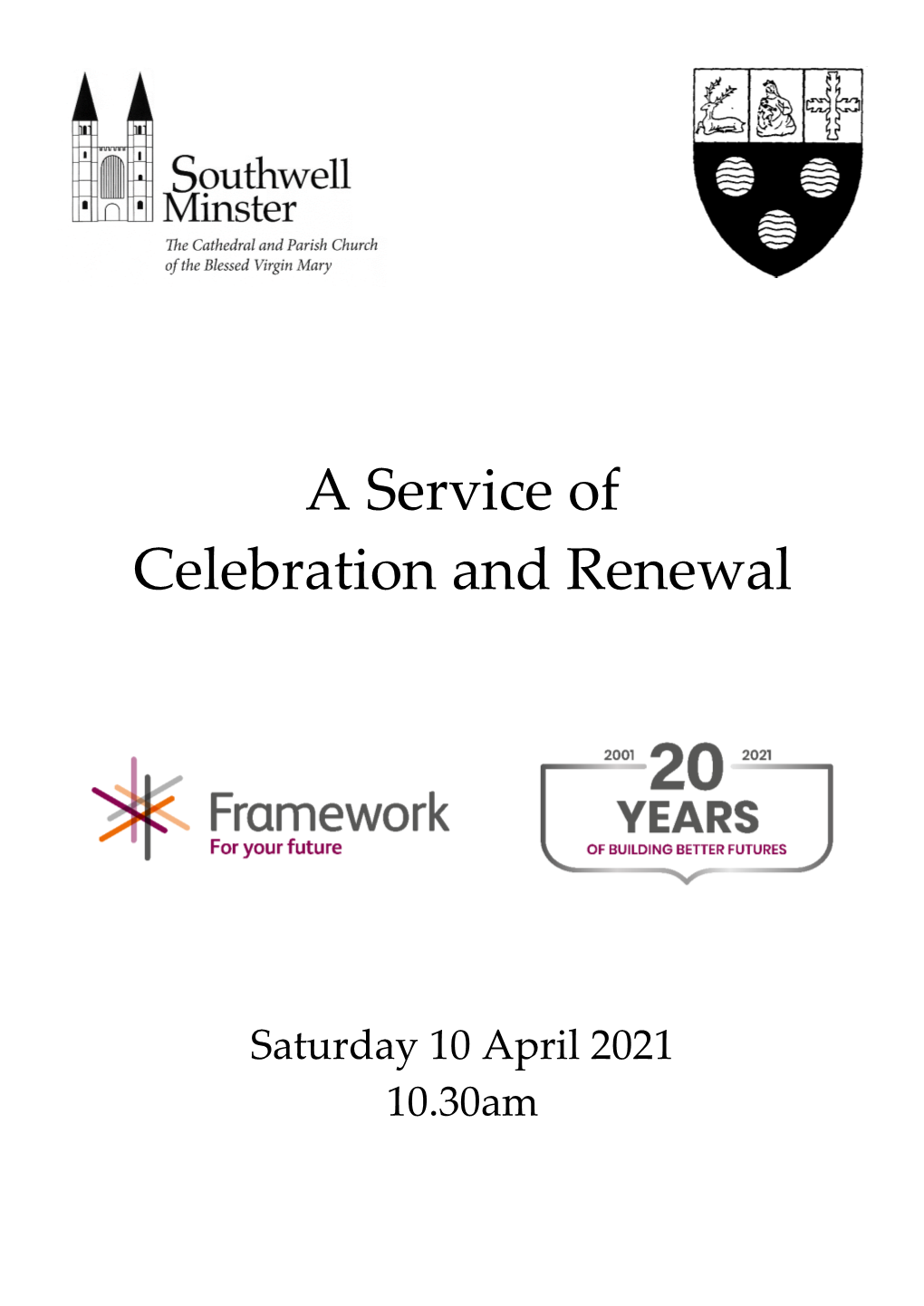 A Service of Celebration and Renewal