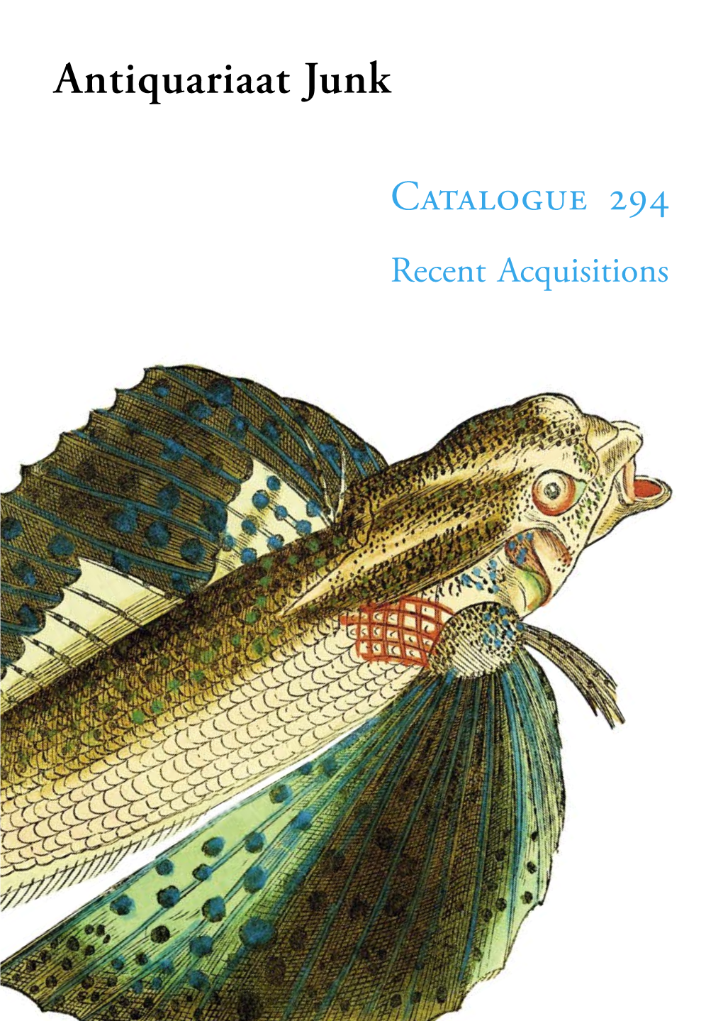 Catalogue 294 Recent Acquisitions CATALOGUE 294 Catalogue 294