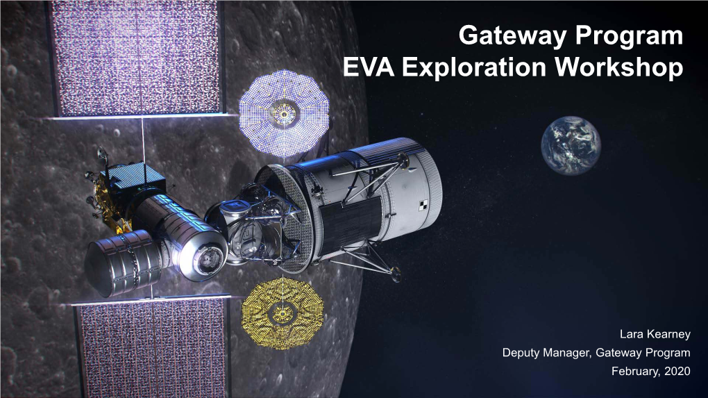 Gateway Program EVA Exploration Workshop