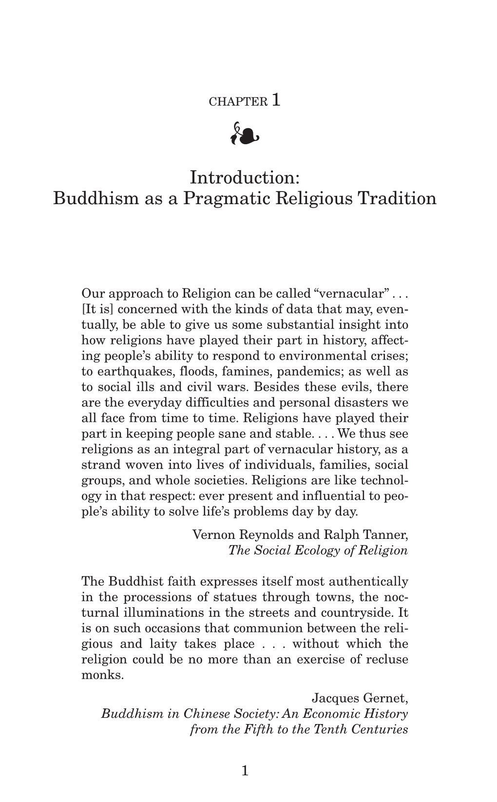 Buddhism As a Pragmatic Religious Tradition