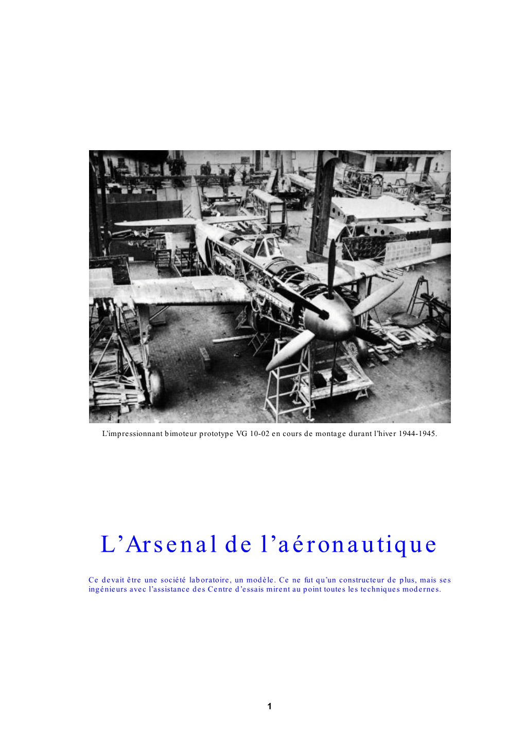 L'arsenal De L'aéronautique