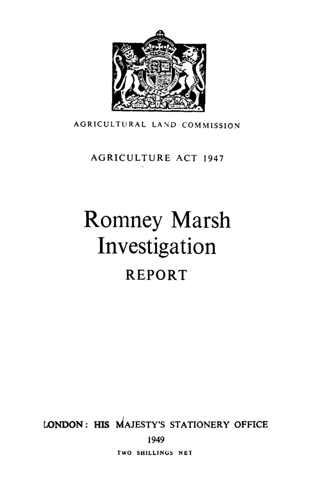 Romney Marsh Investigation REPORT